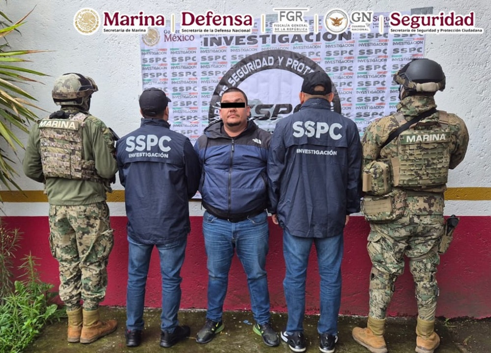 Detienen en el Estado de México a Adolfo “N” con ficha roja internacional de INTERPOL
