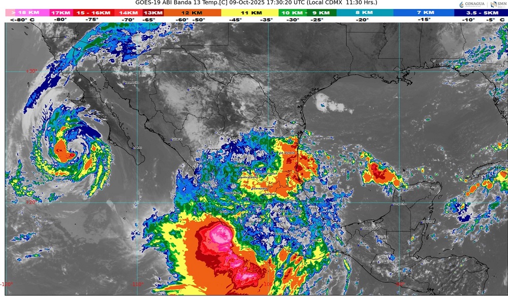 Se forma tormenta tropical ‘Raymond’ en el Pacífico; se prohíbe entrada a playas: UEPC