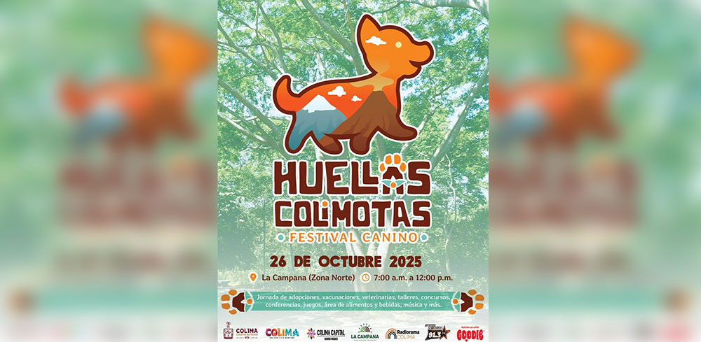 Subsectur invita a participar en el Festival Canino ‘Huellas Colimotas’, el 26 de octubre