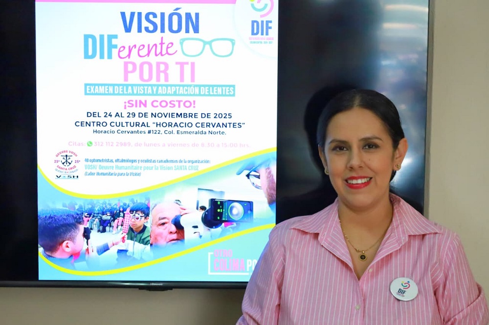 DIF municipal Colima ofrece campaña “Visión Diferente por Ti”