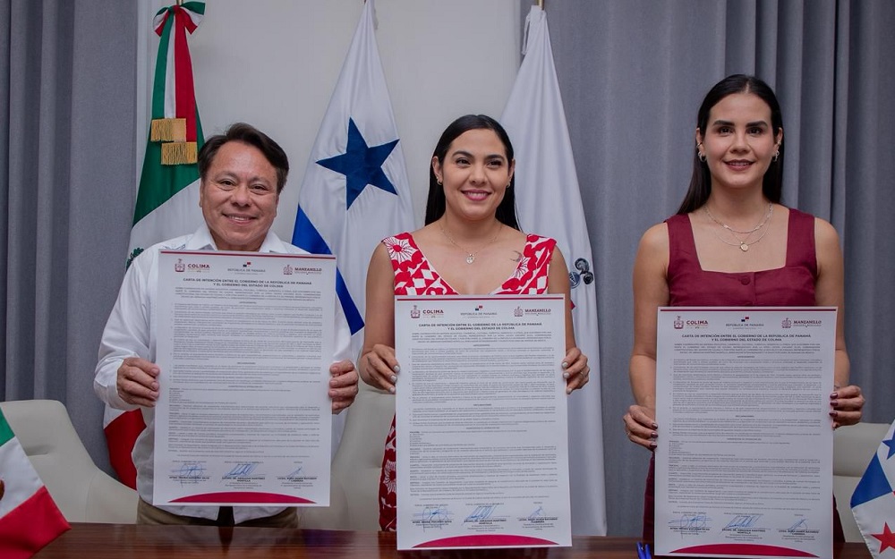Gobierno del Estado de Colima y Panamá firman carta para impulsar educación, cultura, comercio, turismo y medio ambiente