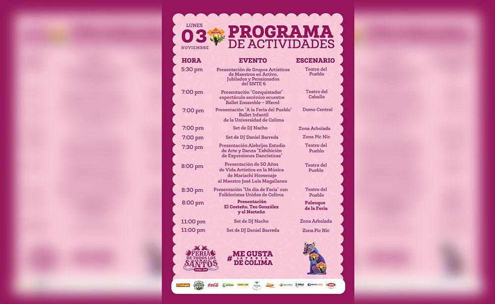 Diversión, arte y tradición para todas las familias hoy lunes en la Feria de Colima 2025