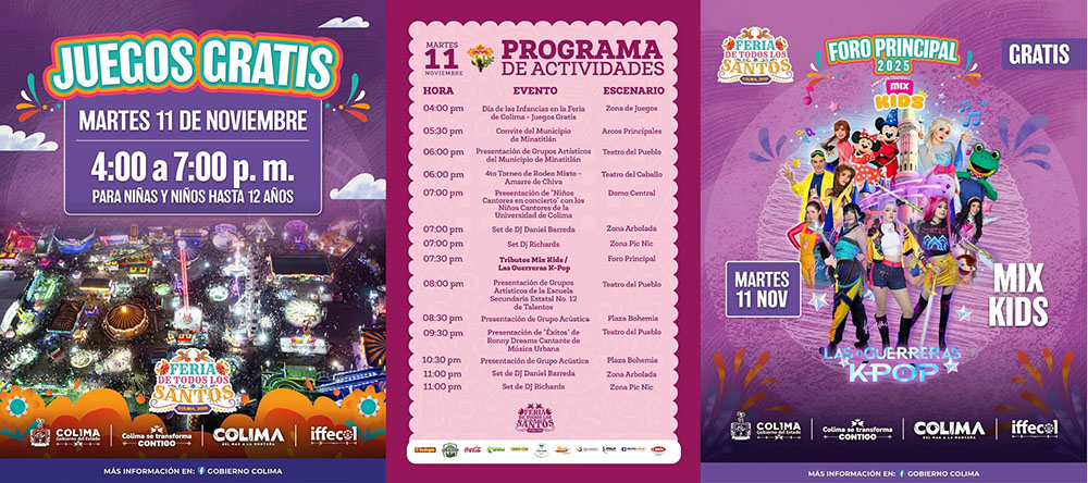 Este martes, cuarto concierto gratuito en la Feria de Colima, con las Guerreras K-Pop