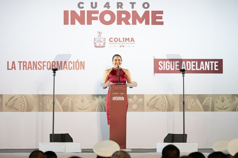Indira Vizcaíno destaca más inversión en programas, obras, educación, salud y seguridad con finanzas sanas, en 4º Informe de Gobierno