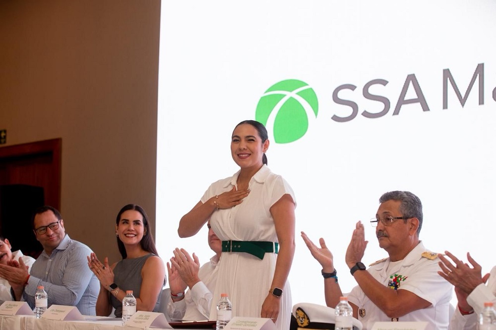 Indira Vizcaíno inaugura la 10ª Convención de Clientes de SSA Marine México
