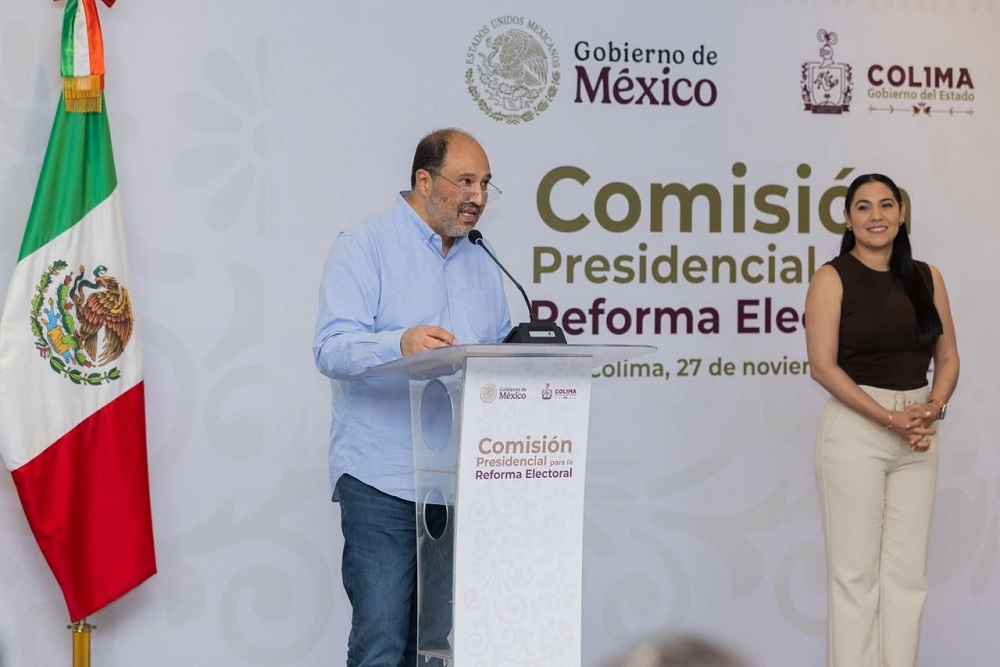Gobernadora Indira Vizcaíno inaugura Audiencia Pública para la Reforma Electoral celebrada en Colima