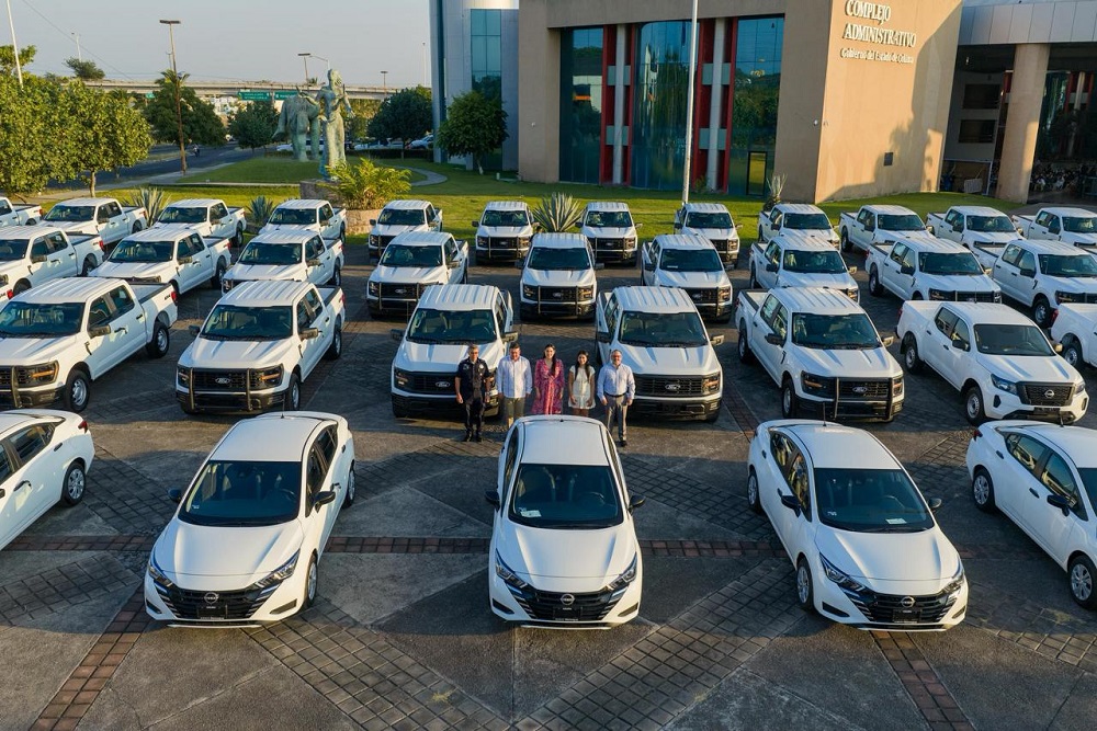 Indira Vizcaíno invierte más de 100 mdp en vehículos y equipo para fortalecer labores de seguridad y justicia en Colima