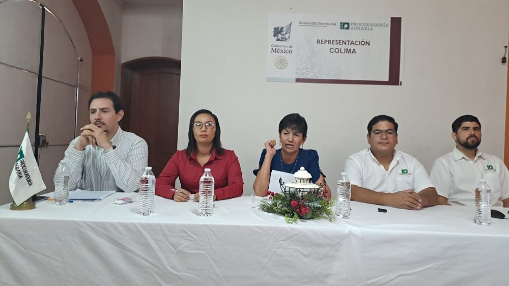 Destaca la Procuraduría Agraria en Colima el trabajo coordinado para alcanzar la justicia agraria