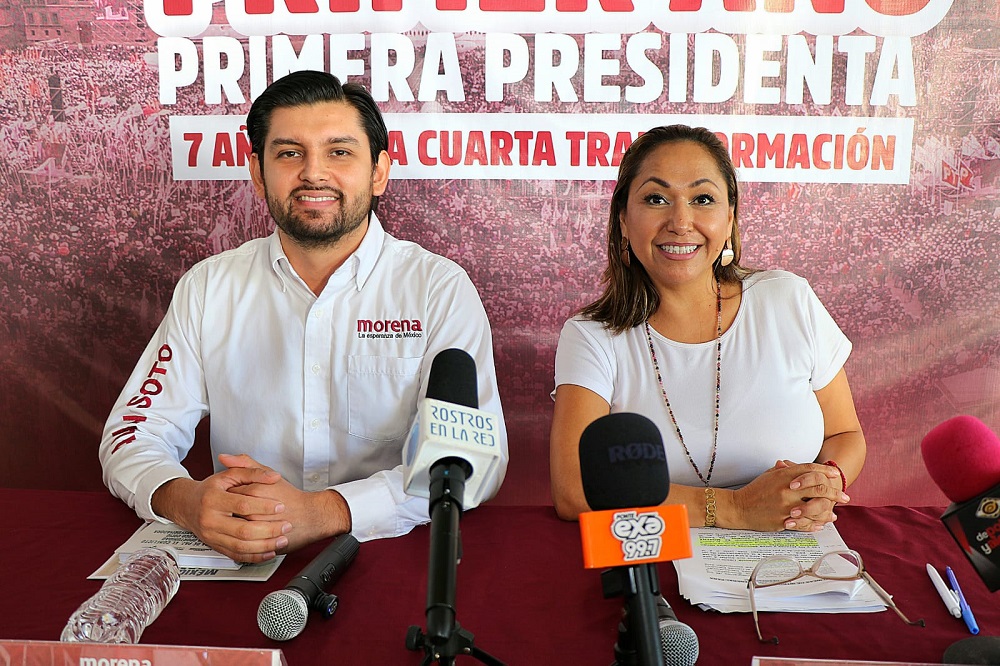 La paz no se construye con violencia: Morena Colima