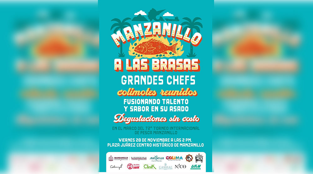 Festival gastronómico “Manzanillo a Las Brasas” impulsará la reactivación del Centro Histórico