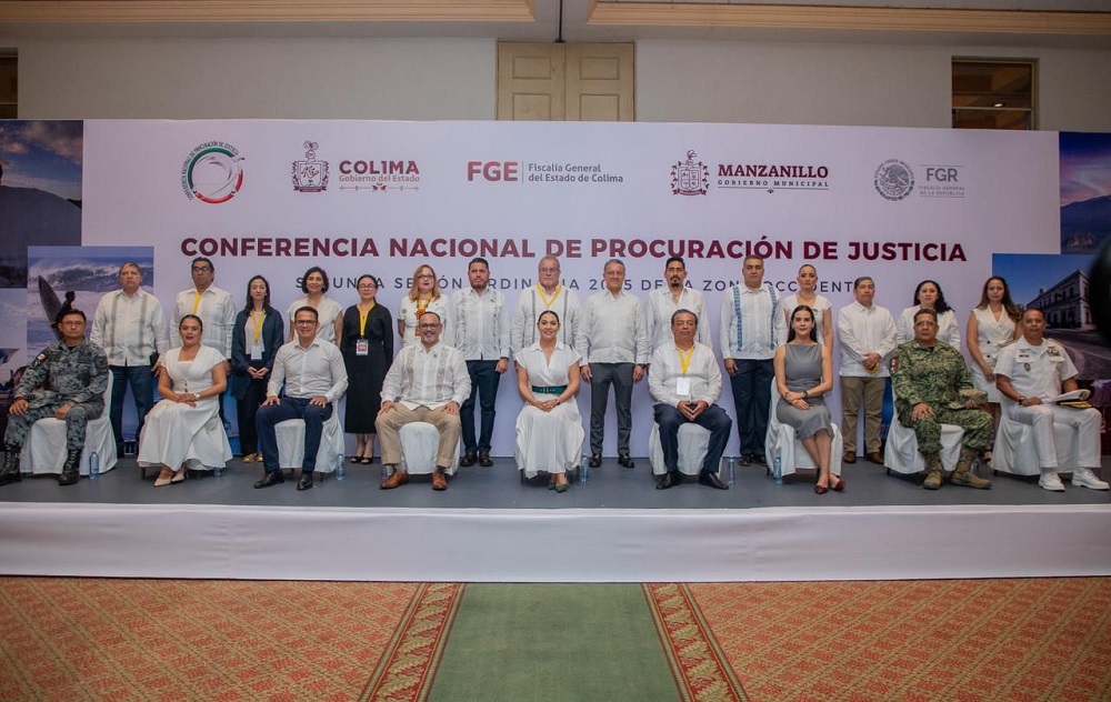 Gobernadora Indira Vizcaíno inaugura la 2ª Sesión de la Conferencia Nacional de Procuración de Justicia, en Manzanillo