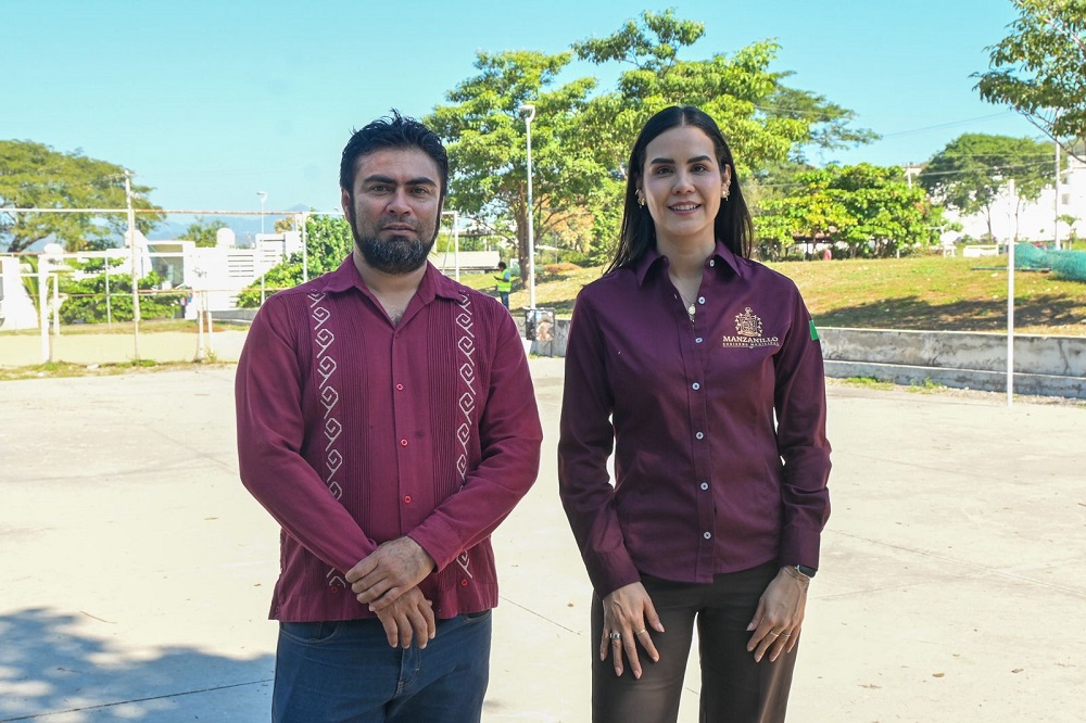 Rosi Bayardo inicia rehabilitación del espacio deportivo de Lomas del Carmen