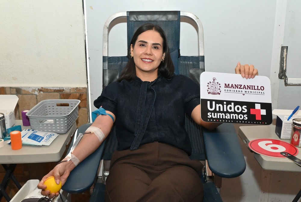 Rosi Bayardo se suma a jornada altruista de donación de sangre