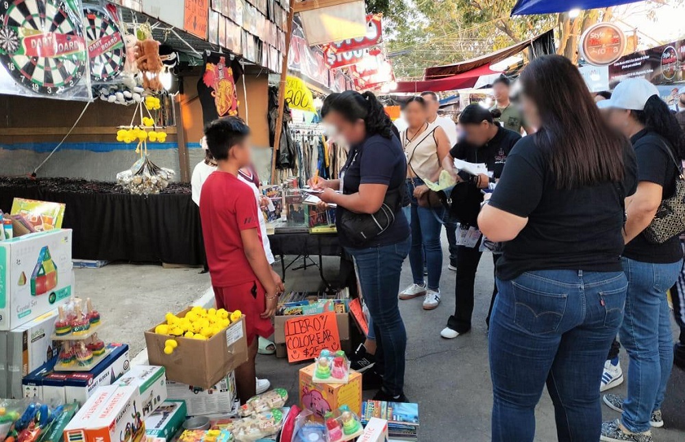 Prevención del Delito realiza revisiones por trabajo infantil en la Feria de Colima