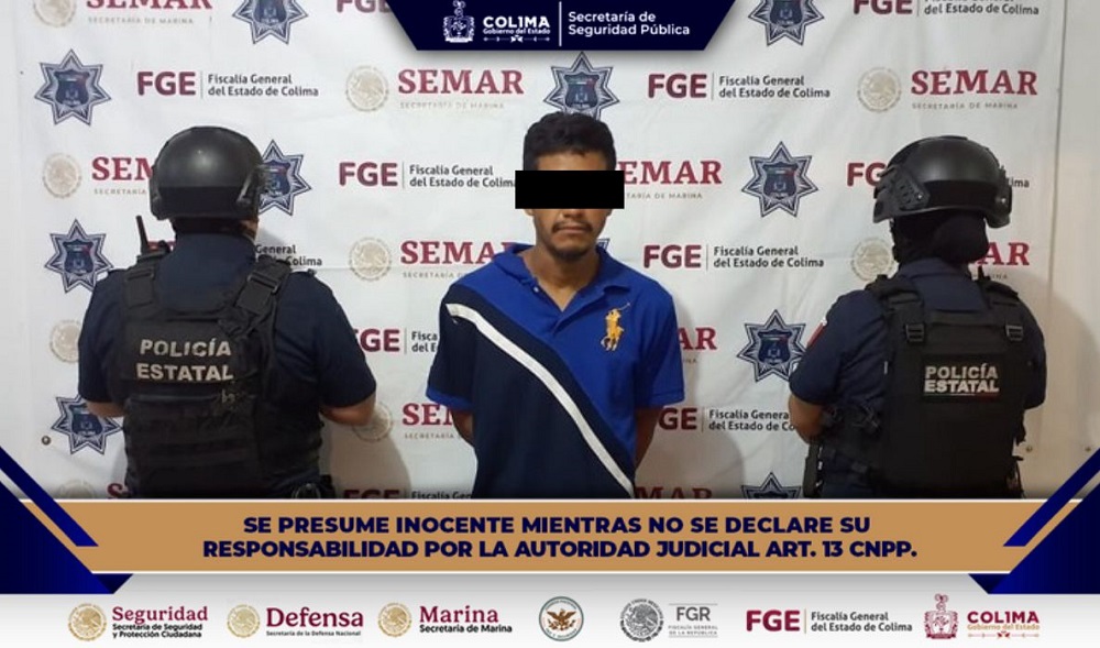 Detiene Policía Estatal de Colima a sujeto por violencia familiar