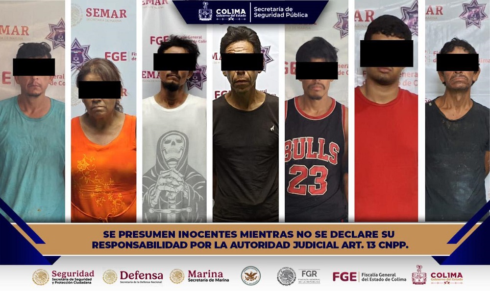 Detienen a siete personas en operativos coordinados en Manzanillo y Tecomán