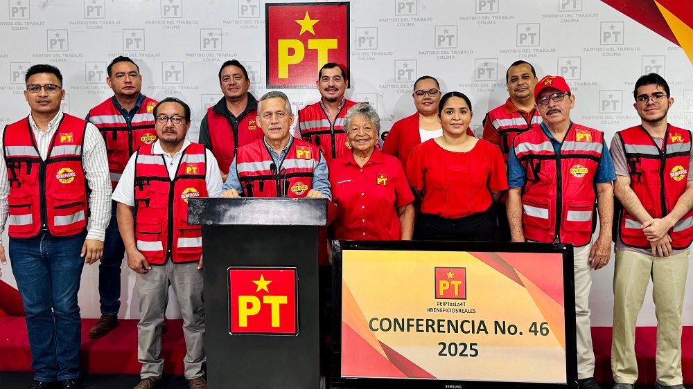 El PT cumple 35 años de lucha por México y Colima: Joel Padilla