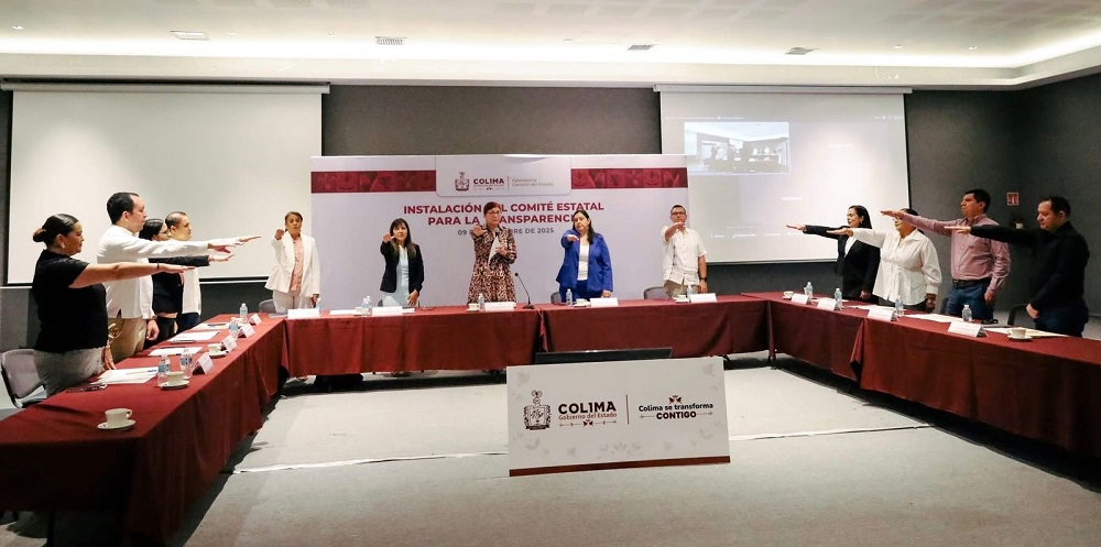 Se instala en Colima el Comité Estatal para la Transparencia