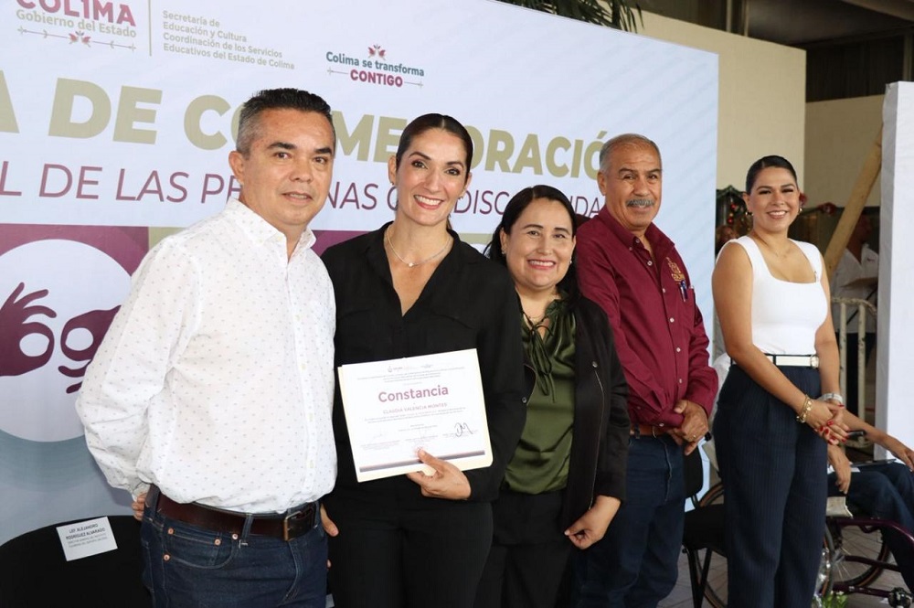 Conmemora Educación Colima el Día Internacional de las Personas con Discapacidad