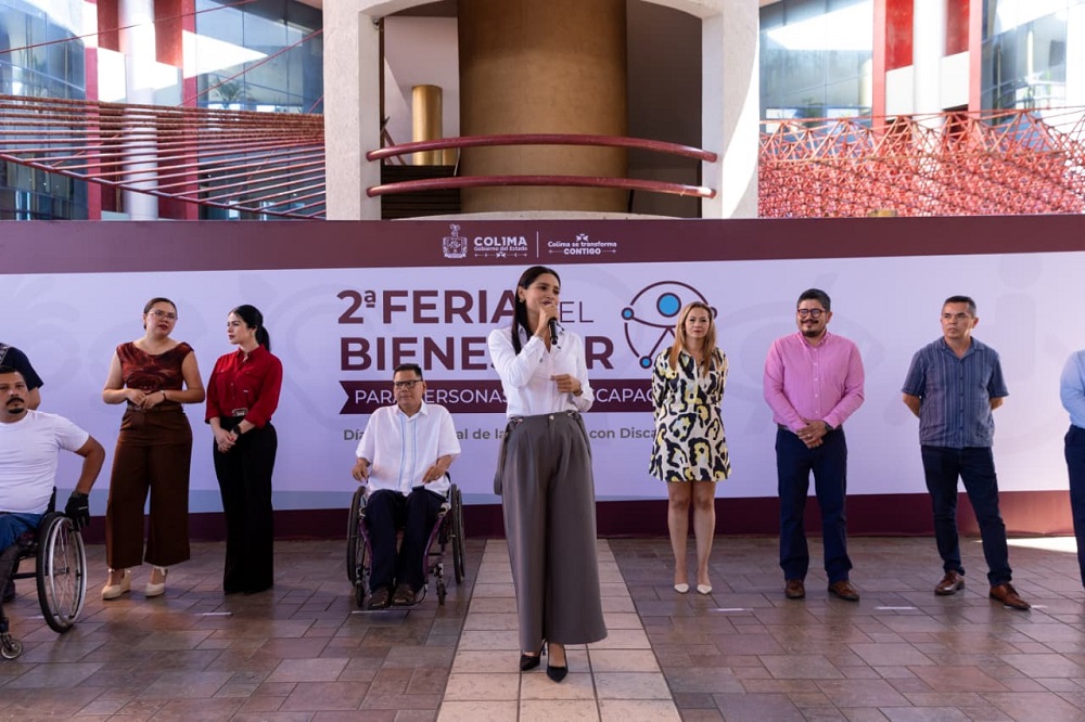 Gobierno del Estado de Colima realiza Feria del Bienestar para Personas con Discapacidad