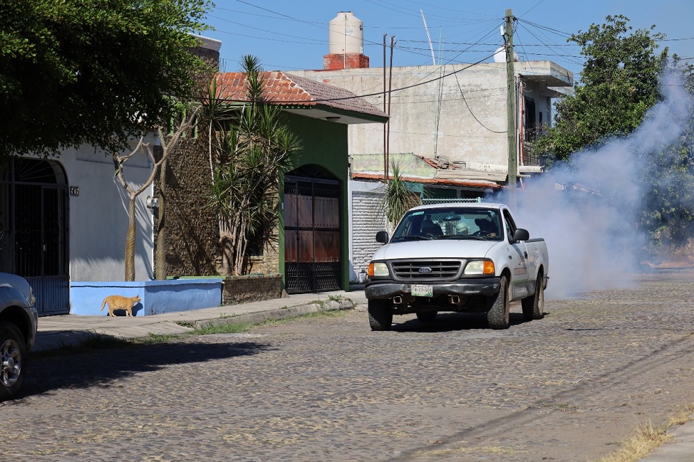 Salud Colima refuerza fumigación contra dengue en los municipios de riesgo