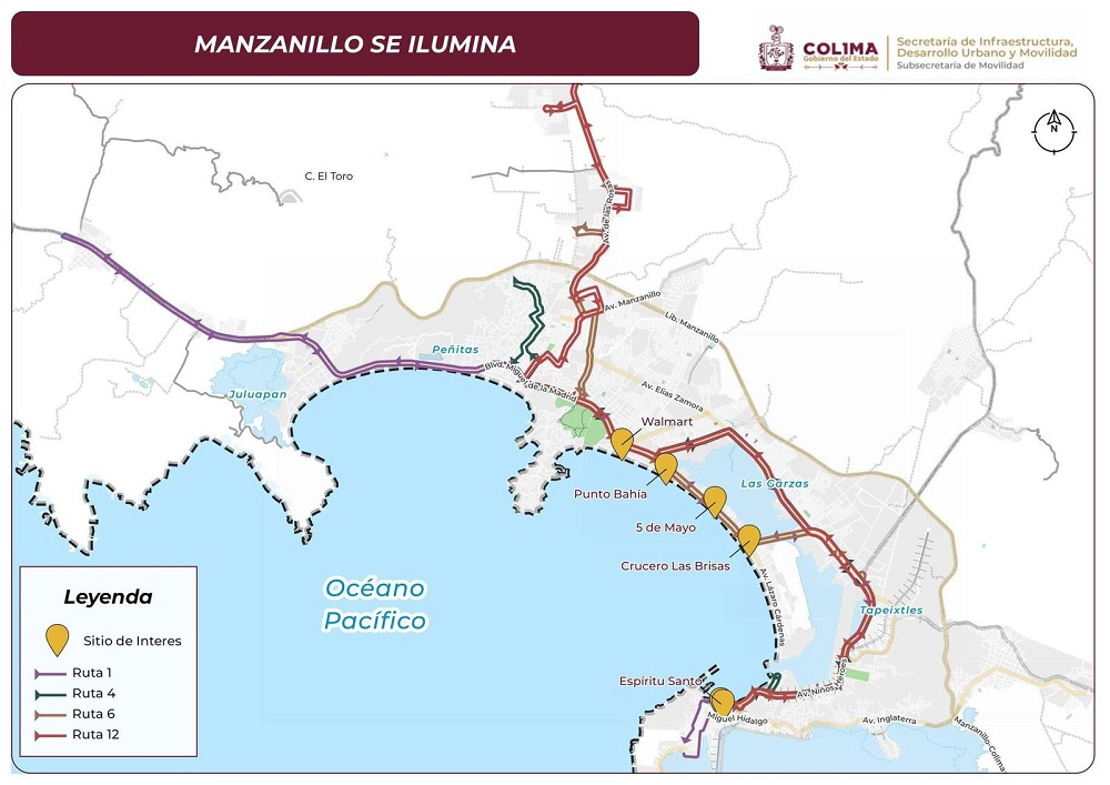 Manzanillo se Ilumina esta noche; Gobierno del Estado de Colima comparte recomendaciones para un festejo seguro