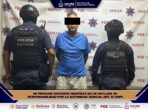 Policía Estatal de Colima detiene a sujeto por corrupción de menores