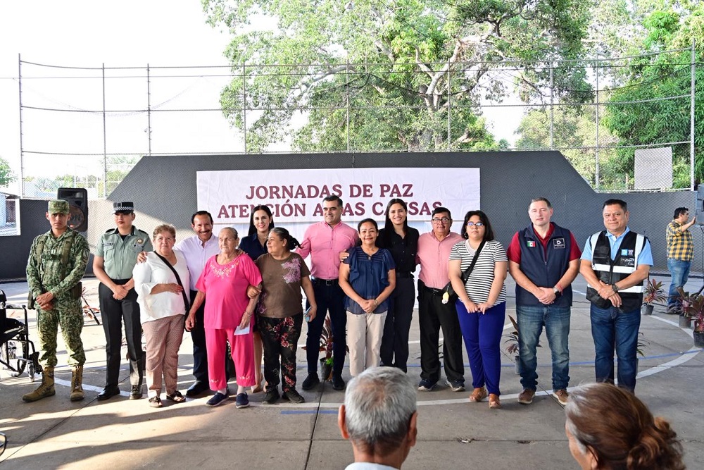 Impulsa Riult Rivera atención a las causas durante la Jornada por la Paz en la colonia Fátima