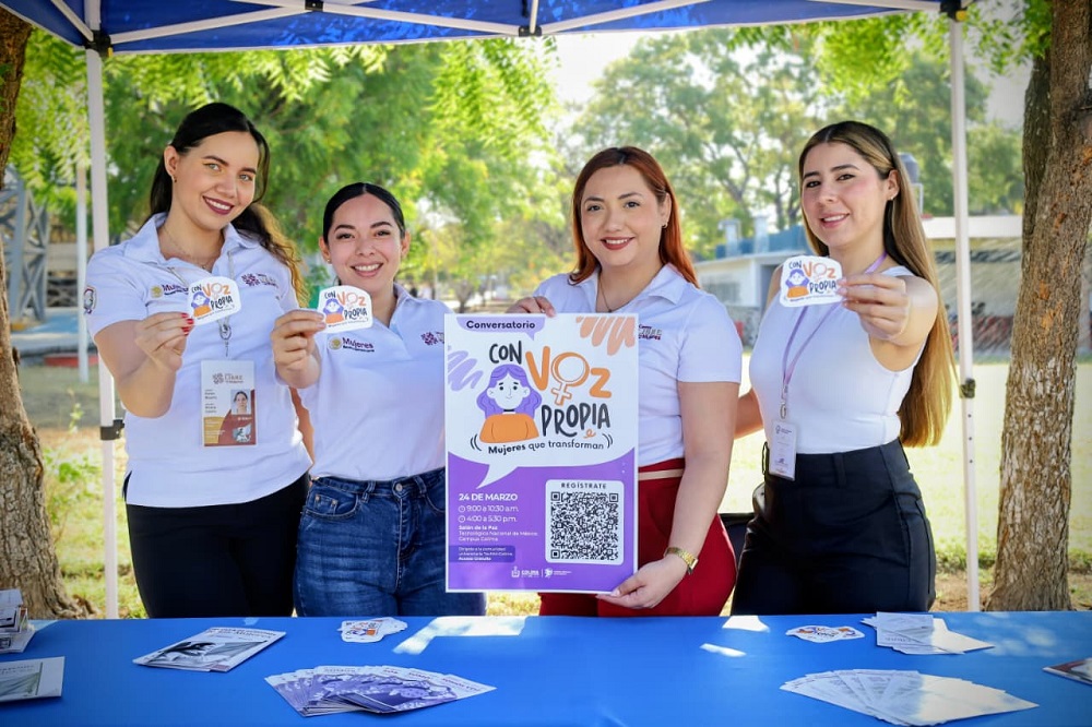 Con más de 300 estudiantes, inició el conversatorio ‘Con voz propia: Mujeres que transforman’ en el TecNM Colima