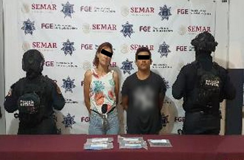 Detienen a dos personas con presuntas drogas en Colima: Gabinete de Seguridad federal