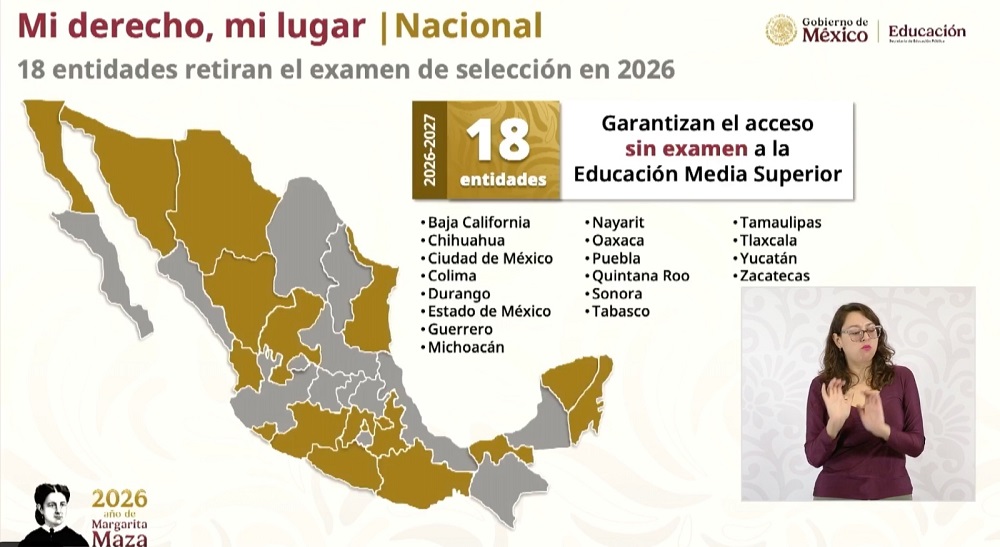 En el estado de Colima se garantiza acceso universal al bachillerato en 2026: Secretaría de Educación