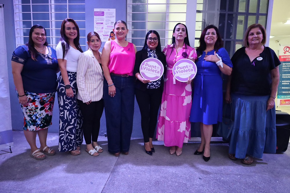 Gobierno del Estado de Colima instala el quinto Punto Violeta en la entidad