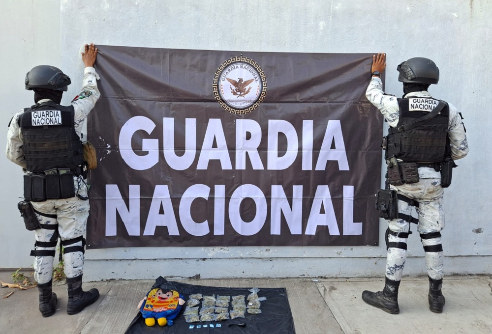 GN asegura presuntos narcóticos en el municipio de Tecomán