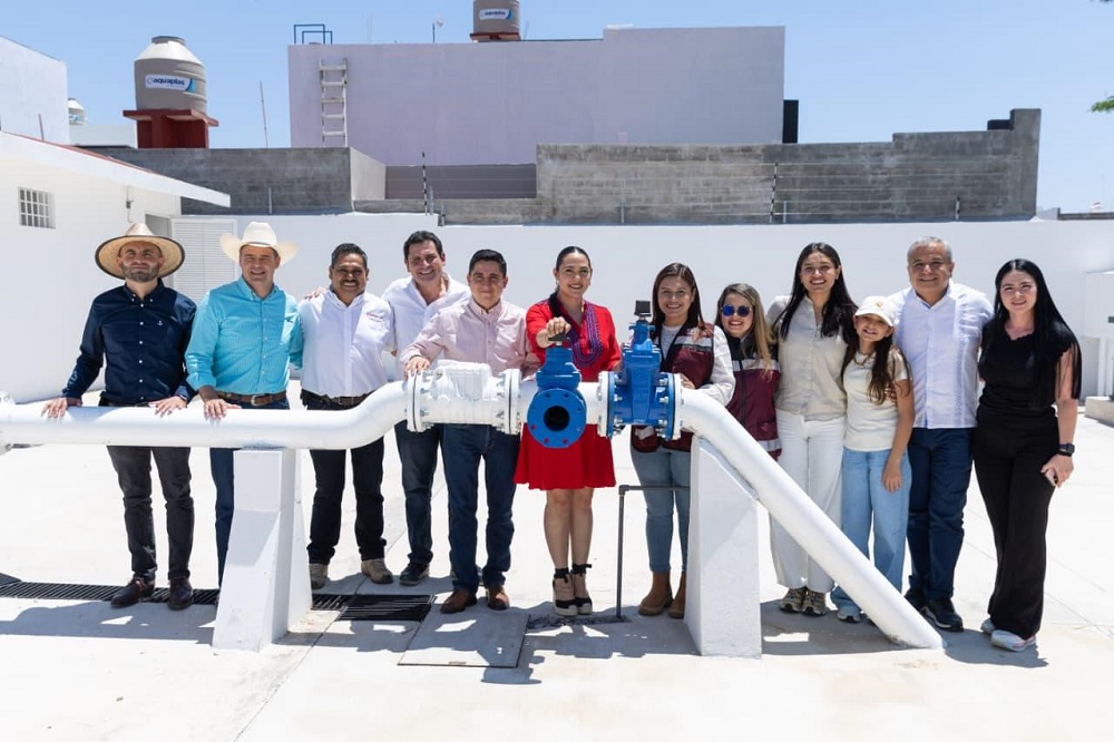 Indira Vizcaíno entrega la rehabilitación y equipamiento del pozo profundo ‘Cuajiote’; se invirtieron más de 5.3 mdp