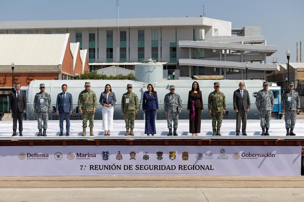 Indira Vizcaíno participó en la 7ª Reunión de Seguridad Regional, en Aguascalientes