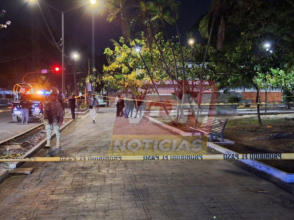 ¡Balean a otro en el jardín de San Francisco de Almoloyan! Muere en el lugar