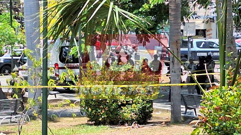 En agresión a balazos, lesionan a un hombre en el Jardín San Francisco de Almoloyan en Colima