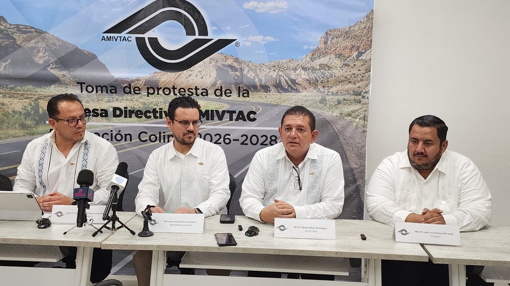 Rinde protesta nueva mesa directiva de AMIVTAC Colima para el periodo 2026–2028