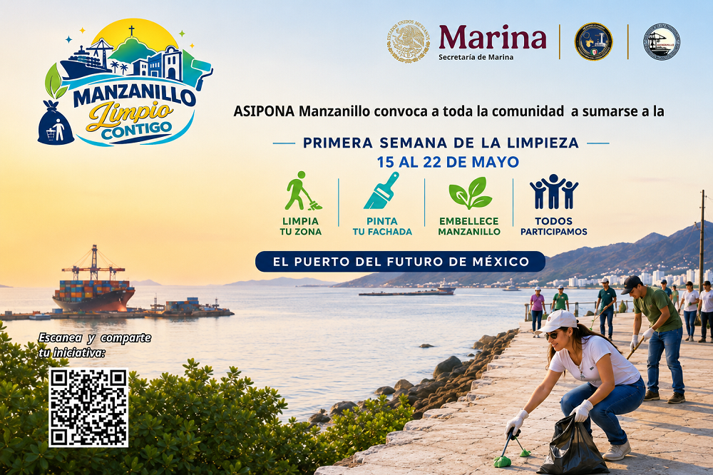 Emprende ASIPONA campaña “Manzanillo Limpio Contigo”