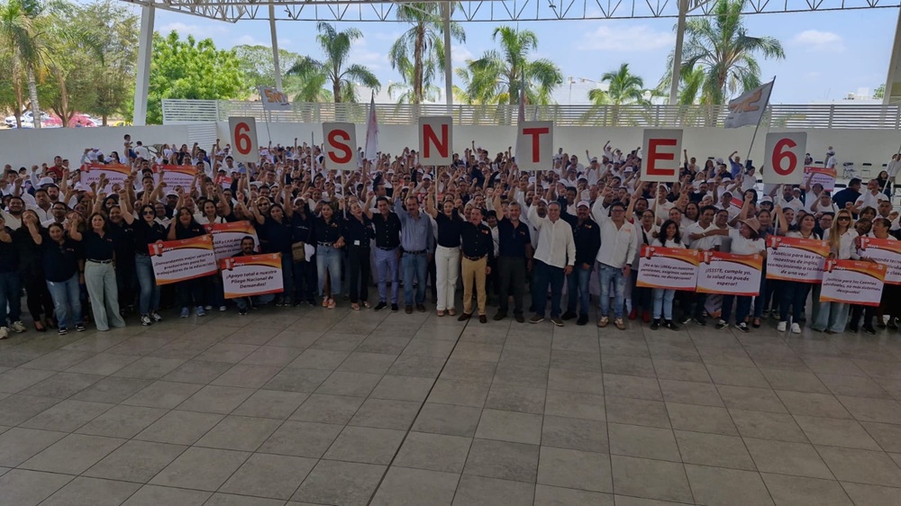 Exige el SNTE 6 Salarios justos, jubilaciones dignas,un ISSSTE de calidad y respeto a la autonomía sindical