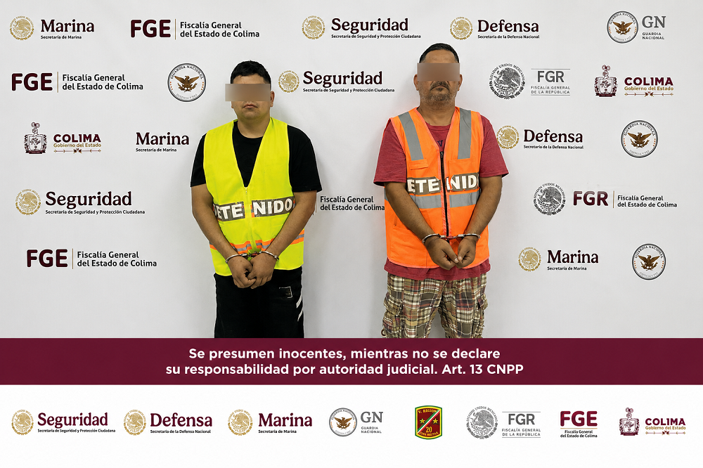 Detienen a dos generadores de violencia en Colima
