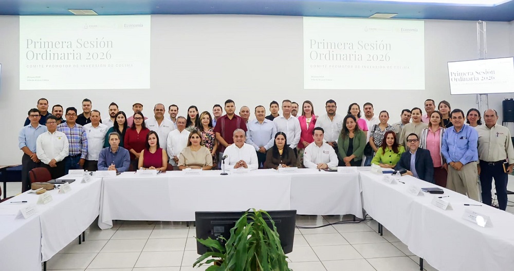 Comité Promotor de Inversión de Colima celebra Sesión Ordinaria 2026