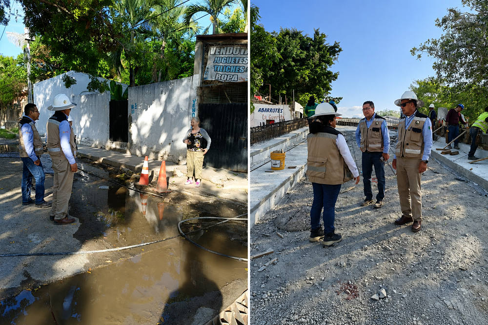 Supervisa Director de ASIPONA obra de puente en Santiago