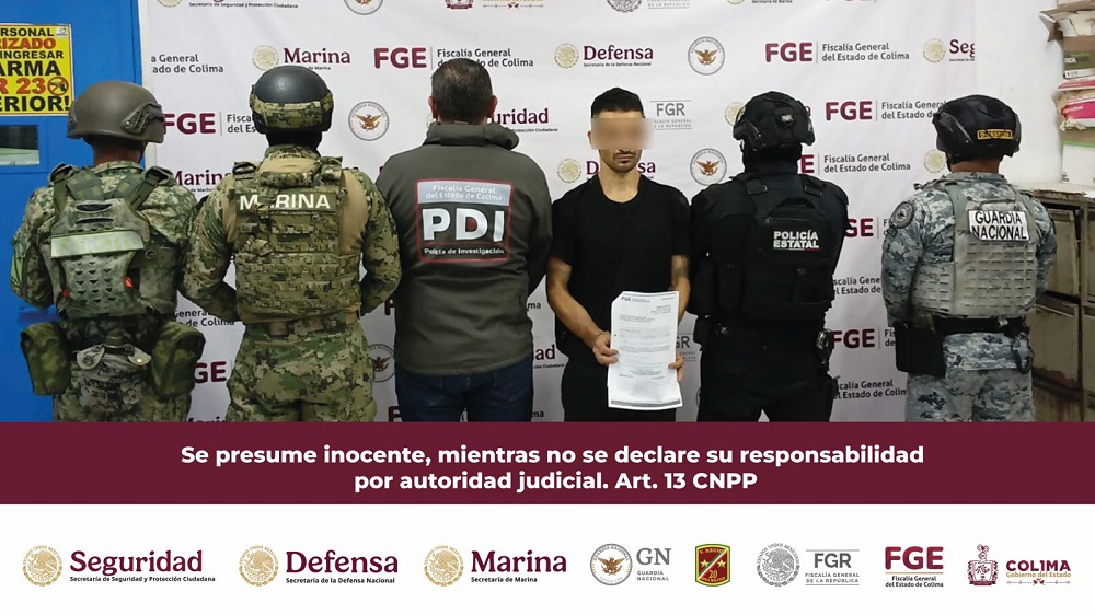 Por el delito de robo calificado detienen en Colima a José Ignacio “N”, contaba con orden de reaprehensión