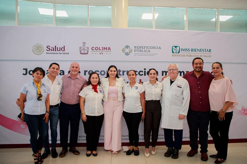 Gobierno de Colima inicia nueva Jornada de Reconstrucción Mamaria; Indira reconoce entrega del personal de Cancerología